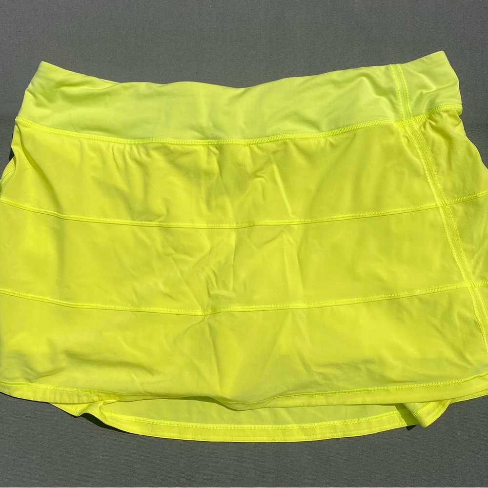 Lululemon Athletica Vibrant Yellow Skort